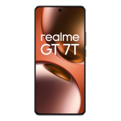 Realme - realme GT 7T 17,3 cm (6.8") SIM doble Android 15 5G USB Tipo C 12 GB 256 GB 7000 mAh Negro - Nuevo