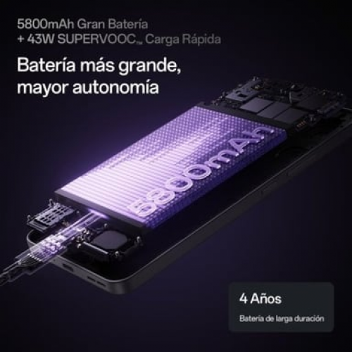 Oppo - OPPO 13 FS 5G 16,9 cm (6.67") SIM doble Android 15 USB Tipo C 12 GB 512 GB 5800 mAh Púrpura - Nuevo