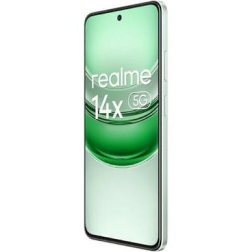Realme - realme 14x 5G 16,9 cm (6.67") SIM doble Android 14 USB Tipo C 8 GB 256 GB 5860 mAh Verde - Nuevo