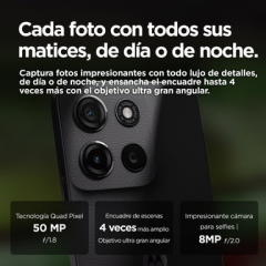 Motorola - Motorola moto g15 17,1 cm (6.72") SIM doble Android 15 4G USB Tipo C 4 GB 128 GB 5200 mAh Gris - Nuevo