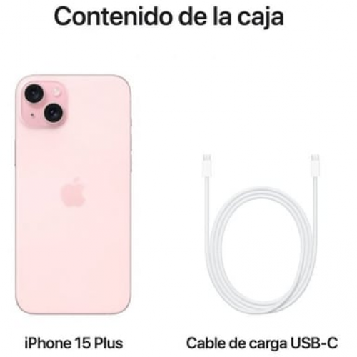 Apple - iPhone 15 Plus (5G) 512 GB, Rosa - Nuevo