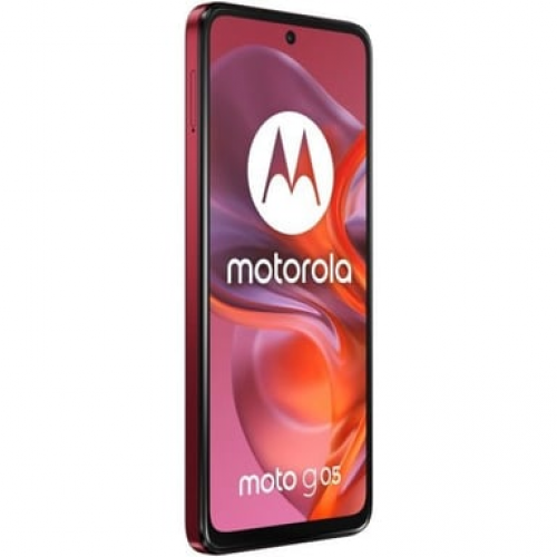 Motorola - Motorola Moto G05 4G 128Go Rojo, Cámara Quad Pixel de 50MP, Diseño resistente a salpicaduras y batería de larga duración - Nuevo