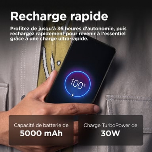 Motorola - Moto G75 (5G) 256 GB, Gris - Nuevo