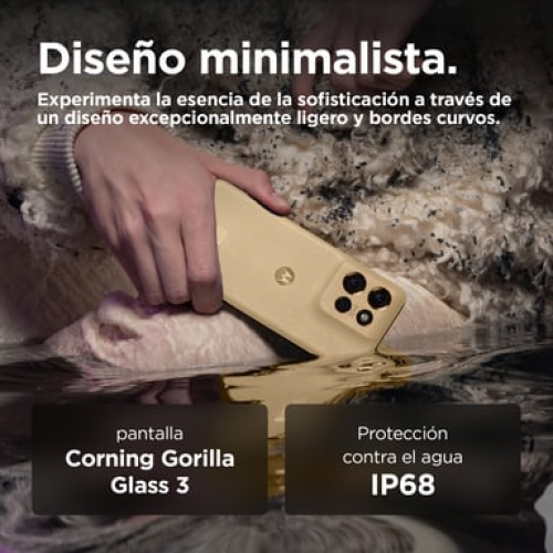 Motorola - Motorola edge 50 Neo 16,1 cm (6.36") SIM doble Android 14 5G USB Tipo C 8 GB 256 GB 4310 mAh Crema de color - Nuevo