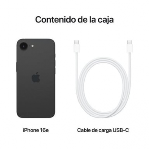 Apple - Apple iPhone 16e (5G) 512 Gb, Negro - Nuevo