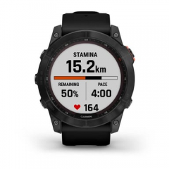 Garmin - Fenix 7X Solar 3.56 (1.4") Mip 51 Mm Gris Gps (Satélite) - Nuevo