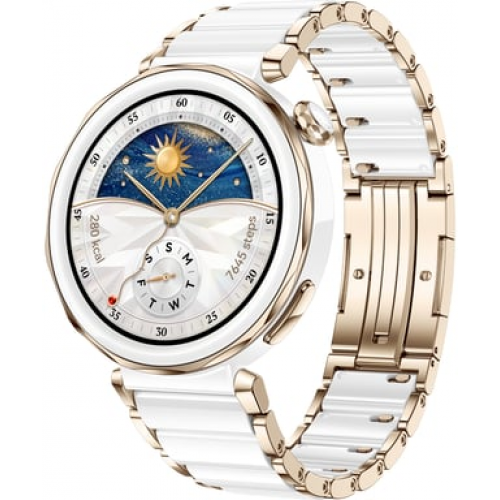 Huawei - Huawei WATCH GT5 Pro 42mm 3,35 cm (1.32") AMOLED Digital 466 x 466 Pixeles Blanco GPS (satélite) - Nuevo