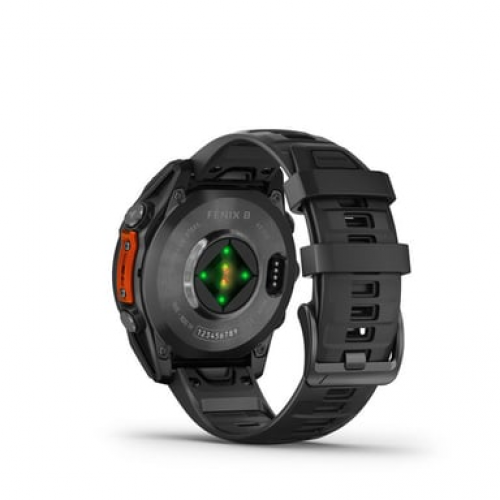 Garmin - Garmin Fenix 8 3,56 cm (1.4") AMOLED 47 mm Digital 454 x 454 Pixeles Pantalla táctil Negro Wifi GPS (satélite) - Nuevo