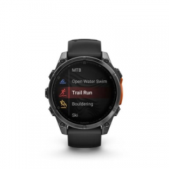Garmin - Garmin Fenix 8 3,56 cm (1.4") AMOLED 47 mm Digital 454 x 454 Pixeles Pantalla táctil Negro Wifi GPS (satélite) - Nuevo