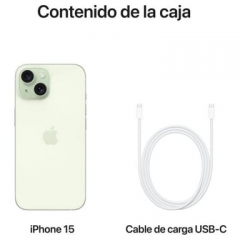Apple - iPhone 15 (5G) 128 GB, Verde - Nuevo
