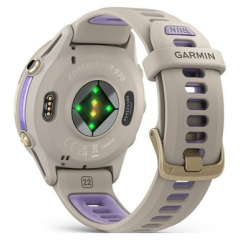 Garmin - Reloj GPS Garmin Forerunner 970 Oro Beige Titanio Soft Gold - Nuevo