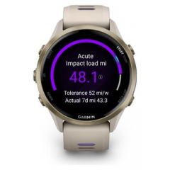 Garmin - Reloj GPS Garmin Forerunner 970 Oro Beige Titanio Soft Gold - Nuevo