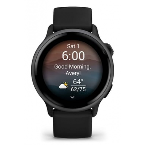 Garmin - Garmin vívoactive 6 3,05 cm (1.2") AMOLED 42 mm Digital 390 x 390 Pixeles Pantalla táctil Negro Wifi GPS (satélite) - Nuevo