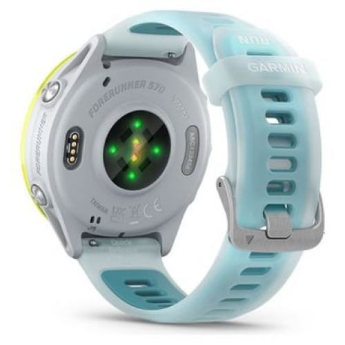 Garmin - Reloj GPS Forerunner 570 47 mm Blanco Amarillo Azul - Nuevo