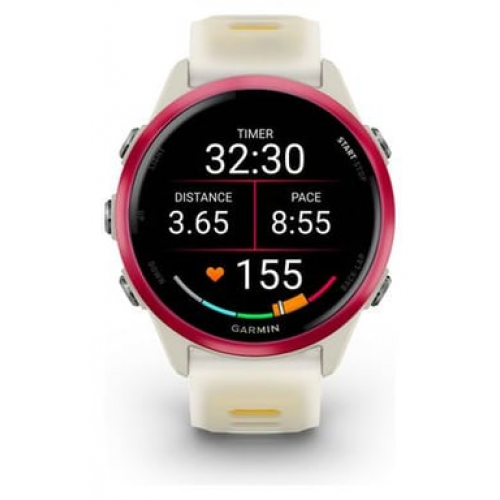 Garmin - Reloj GPS Forerunner 570 42 mm, Aluminio Rosa Beige - Nuevo