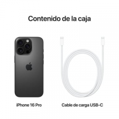 Apple - iPhone 16 Pro (5G) 1 Tb, Titanio Negro - Nuevo