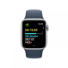 Apple - Apple Watch SE OLED 40 mm Digital 324 x 394 Pixeles Pantalla táctil 4G Plata Wifi GPS (satélite) - Nuevo