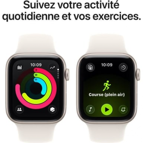 Apple - Apple Watch SE (3nd generation) OLED 44 mm Digital 368 x 448 Pixeles Pantalla táctil Beige Wifi GPS (satélite) - Nuevo