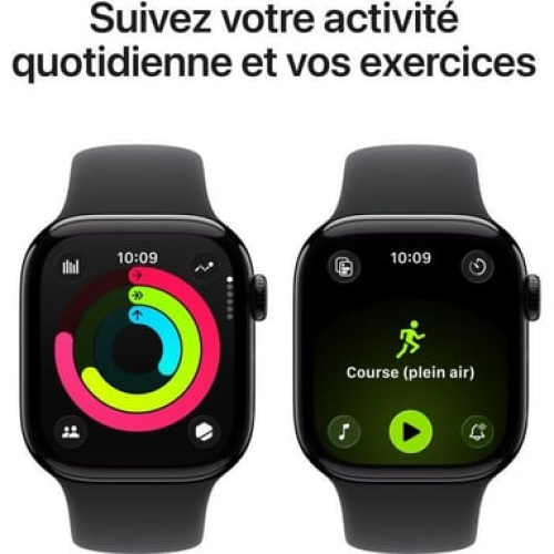 Apple - Apple Watch Series 11 OLED 42 mm Digital 374 x 446 Pixeles Pantalla táctil 5G Negro Wifi GPS (satélite) - Nuevo