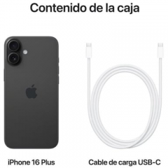 Apple - iPhone 16 Plus (5G) 512 Gb, Negro - Nuevo