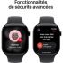Apple - Apple Watch Series 11 OLED 46 mm Digital 416 x 496 Pixeles Pantalla táctil 5G Negro Wifi GPS (satélite) - Nuevo