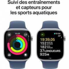 Apple - Apple Watch Series 10 OLED 46 mm Digital 416 x 496 Pixeles Pantalla táctil 4G Plata Wifi GPS (satélite) - Nuevo