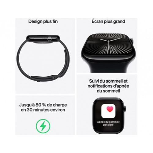 Apple - Apple Watch Series 10 OLED 46 mm Digital 416 x 496 Pixeles Pantalla táctil 4G Oro Wifi GPS (satélite) - Nuevo