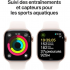 Apple - Apple Watch Series 10 OLED 46 mm Digital 416 x 496 Pixeles Pantalla táctil 4G Oro rosa Wifi GPS (satélite) - Nuevo