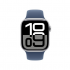 Apple - Apple Watch Series 10 OLED 42 mm Digital 374 x 446 Pixeles Pantalla táctil Plata Wifi GPS (satélite) - Nuevo