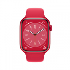 Apple - Apple Watch Series 8 OLED 41 mm Digital 352 x 430 Pixeles Pantalla táctil Rojo Wifi GPS (satélite) - Nuevo