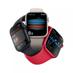 Apple - Apple Watch Series 8 OLED 41 mm Digital 352 x 430 Pixeles Pantalla táctil Rojo Wifi GPS (satélite) - Nuevo