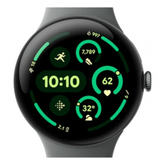 Google - Google Pixel Watch 3 AMOLED 45 mm Digital Pantalla táctil 4G Gris Wifi GPS (satélite) - Nuevo