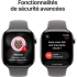 Apple - Watch Series 11 (2025) GPS + Cellular, caja de titanio natural de 42 mm con correa deportiva, gris - M/L - Nuevo