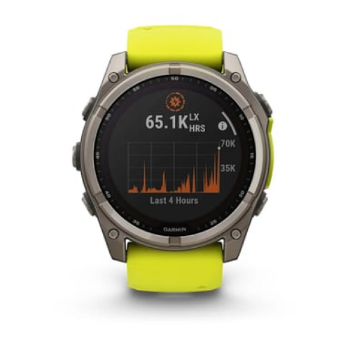 Garmin - Garmin fenix 8 3,56 cm (1.4") 51 mm Digital 280 x 280 Pixeles Pantalla táctil Titanio Wifi GPS (satélite) - Nuevo