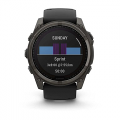 Garmin - Garmin fenix 8 3,56 cm (1.4") 51 mm Digital 280 x 280 Pixeles Pantalla táctil Titanio Wifi GPS (satélite) - Nuevo