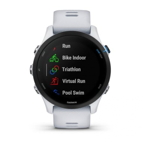 Garmin - Garmin Forerunner 255 Music 3,3 cm (1.3") MIP 46 mm Digital 260 x 260 Pixeles Pantalla táctil Blanco Wifi GPS (satélite) - Nuevo