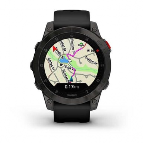 Garmin - Garmin epix (Gen 2) 3,3 cm (1.3") AMOLED 22 mm Digital 416 x 416 Pixeles Pantalla táctil Negro Wifi GPS (satélite) - Nuevo