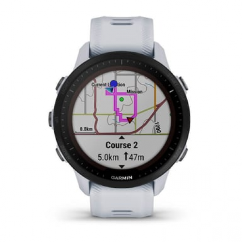 Garmin - Garmin Forerunner 955 3,3 cm (1.3") MIP Digital 260 x 260 Pixeles Pantalla táctil Blanco Wifi GPS (satélite) - Nuevo