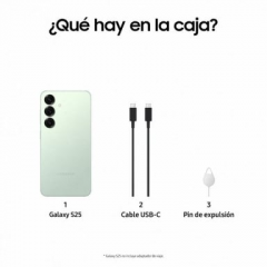 Samsung - Galaxy S25 (5G) 512 GB, menta - Nuevo