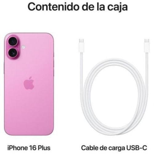 Apple - iPhone 16 Plus (5G) 512 Gb, Rosa - Nuevo