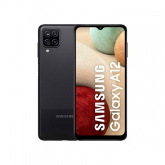 Samsung - Galaxy A12 64 GB, Negro, desbloqueado - Nuevo
