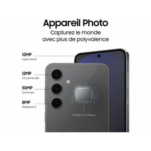 Samsung - Galaxy S24FE (5G) [edición empresarial] 128 GB, grafito - Nuevo