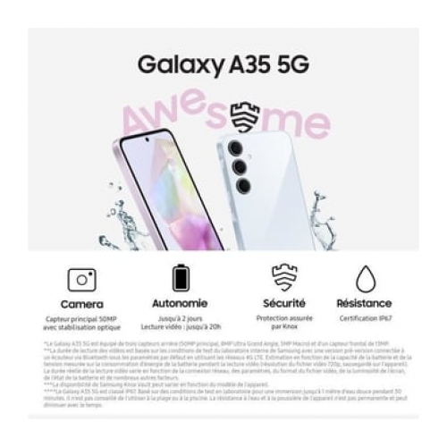 Samsung - Galaxy A35 (5G) 256 GB, Amarillo - Nuevo