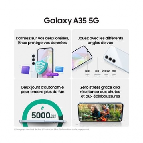 Samsung - Galaxy A35 (5G) 256 GB, Amarillo - Nuevo
