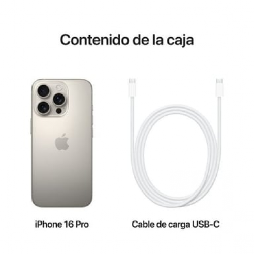 Apple - iPhone 16 Pro (5G) 1 Tb, Titanio Natural - Nuevo