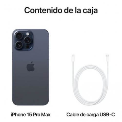Apple - iPhone 15 Pro Max 512 GB, Azul titanio - Nuevo