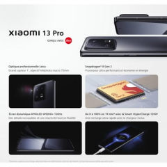 Xiaomi - Xiaomi 13 Pro (5G) 256 GB, Negro, Desbloqueado - Nuevo