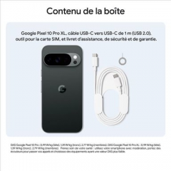Google - Pixel 10 Pro XL (5G) 1024 GB, Negro volcánico - Nuevo