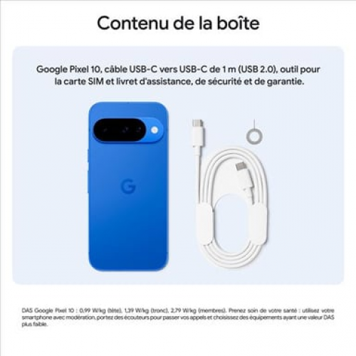 Google - Pixel 10 (5G) 128 GB, Azul - Nuevo