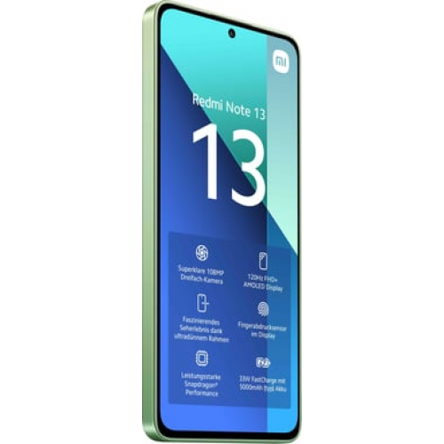 Xiaomi - Redmi Note 13 (4G) 128 GB, Verde - Nuevo